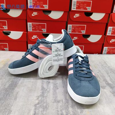 adidas阿迪达斯VL Court实拍轻便复古百搭休闲T头鞋德训鞋EG4111