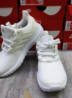 adidas阿迪达斯Ultimashow实拍缓震回弹轻便耐磨织物跑鞋FX3637