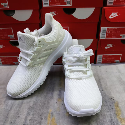 adidas阿迪达斯Ultimashow实拍缓震回弹轻便耐磨织物跑鞋FX3637