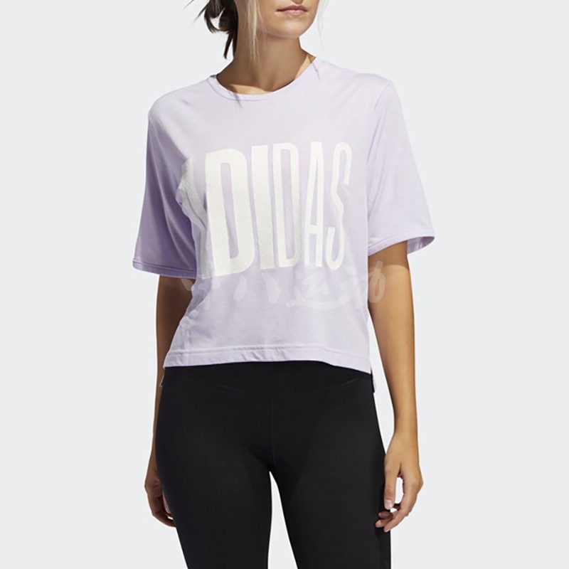 Adidas阿迪达斯【L码】女装瑕疵夏季舒适极简运动训练速干短袖T恤
