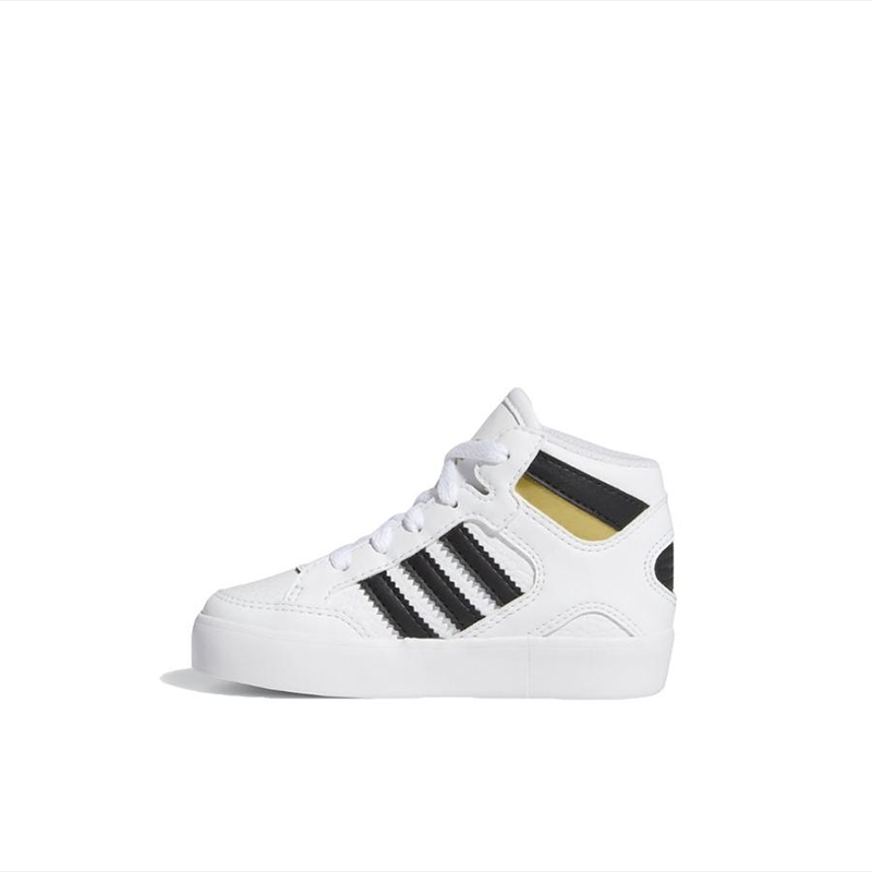 Adidas/阿迪达斯儿童中帮潮流百搭舒适透气防滑耐磨小白鞋FV5740