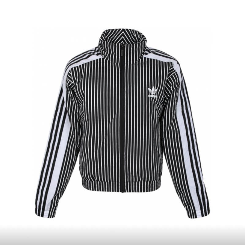 Adidas阿迪达斯JACKET 三叶草女装新款运动服休闲夹克外套 DY0873