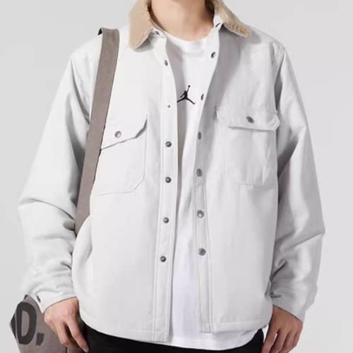 XL码Nike耐克男子翻领防风保暖休闲夹克棉服FQ0513-072
