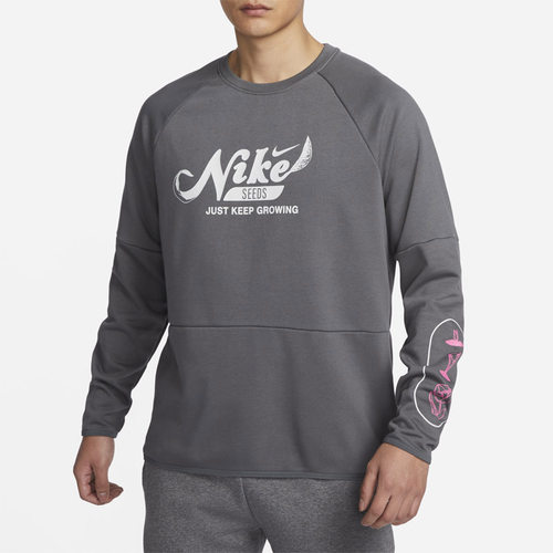 NIKE耐克Dri-Fit运动休闲圆领套头字母印花百搭卫衣FN3290-068