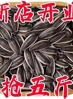 内蒙五原新货葵花籽中大原味薄皮生瓜子散装孕妇零食五香焦糖炒货