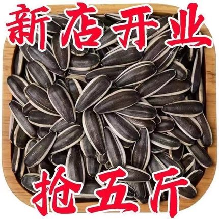 内蒙五原新货葵花籽中大原味薄皮生瓜子散装孕妇零食五香焦糖炒货