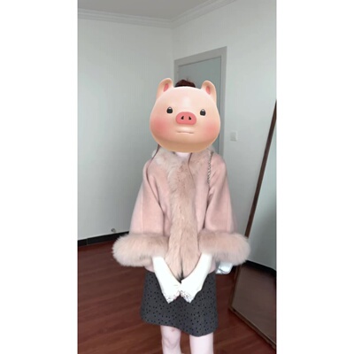 江浙沪千金气质斗篷毛呢外套女冬