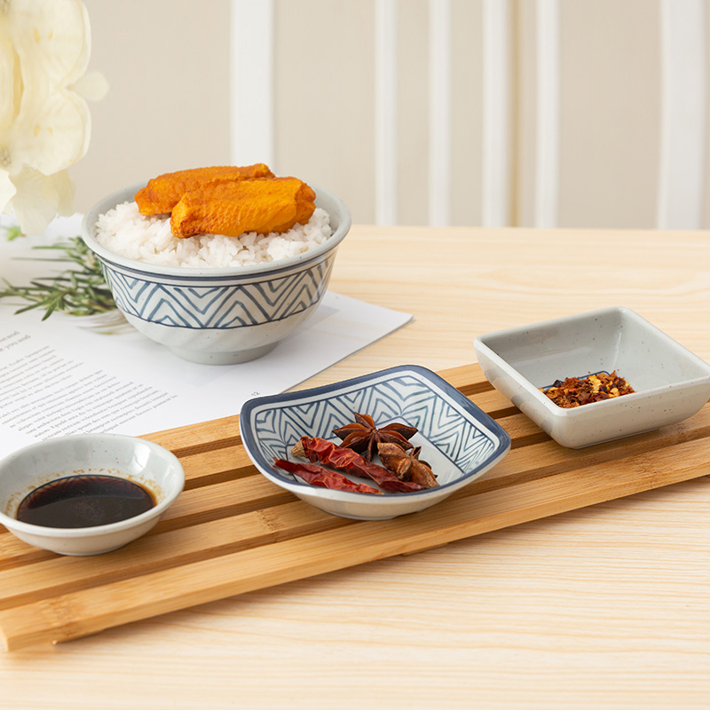 仿瓷密胺小号正方创意酱油醋味碟