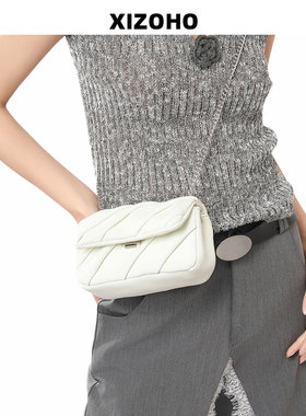 兮兮定制包包女2025新款小香风小方包时尚百搭通勤休闲链条小包包