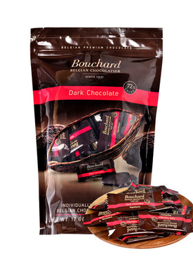 比利时原装Bouchard 布夏牛奶巧克力/72%纯可可黑巧克力888g排块