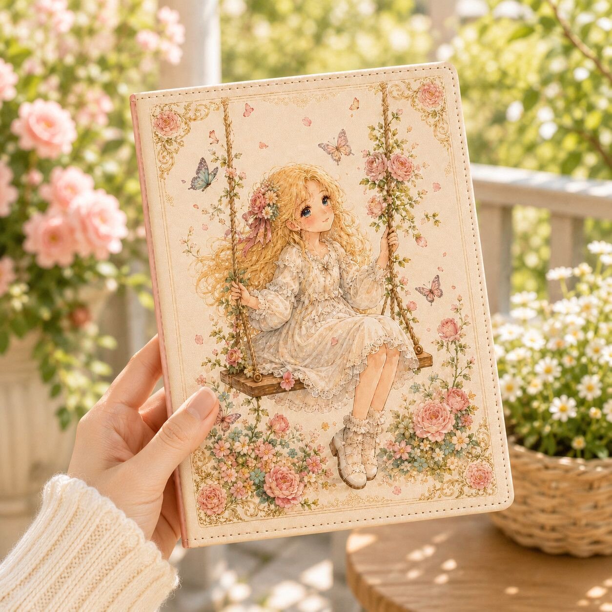 治愈系少女笔记本手账手账学生