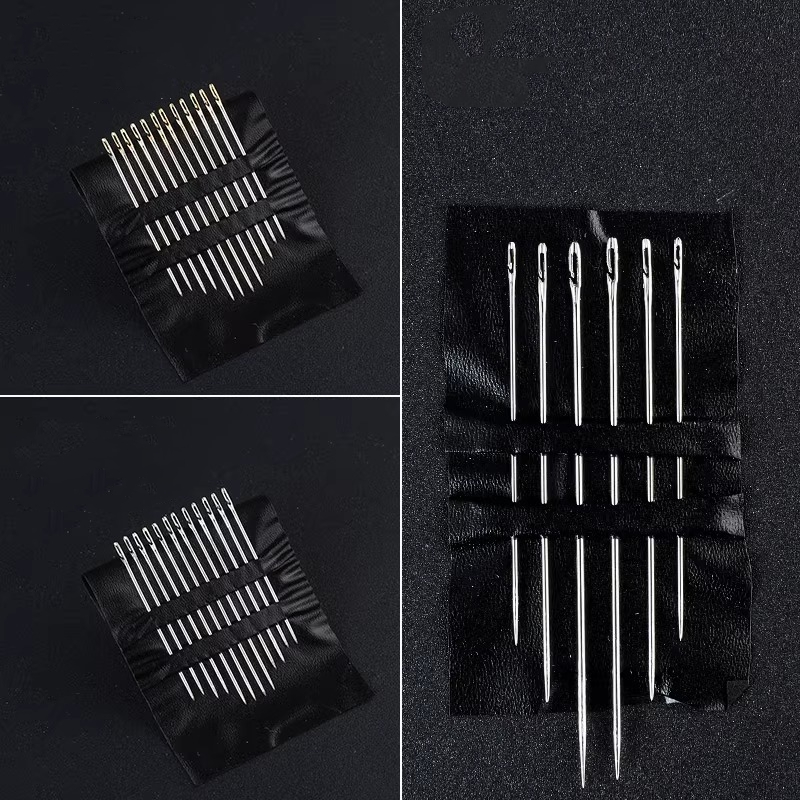 免穿针家用缝衣针手工老人免不用穿线针手缝针缝衣服针线穿针神器