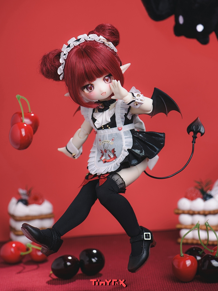 甜酒bjd◆【tinyfox】tf 特六分恶魔彻丽 mjd6分女娃2次元娃娃