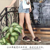 精工版 visvim潮牌一字藤原浩外穿防滑办公室拖鞋 陈冠希同款 clot