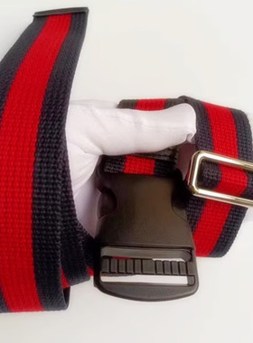 适用改造古驰虎头腰包胸包替换加长斜跨带可调节帆布织带宽带子