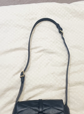 适用改造LE57翻盖腋下包延长带真皮替换带平纹box纹豆腐包加长带