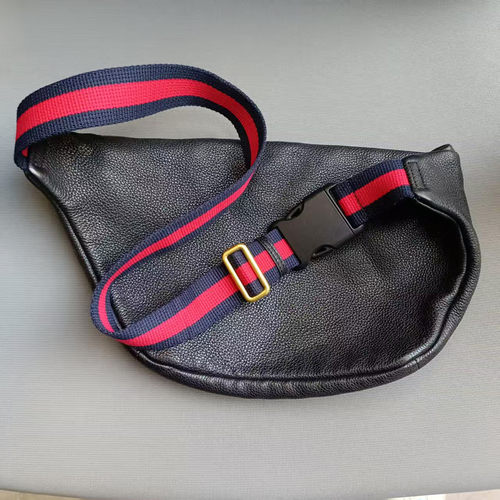 适用改造古驰虎头腰包胸包替换带蓝红帆布织带包安装修理肩带配件