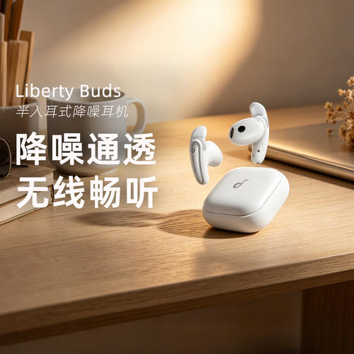 Soundcore/声阔 Liberty Buds真无线蓝牙耳机降噪功能高级音质
