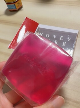 日本本土香皂红色玫瑰花香 100g洗澡 洗脸都好用