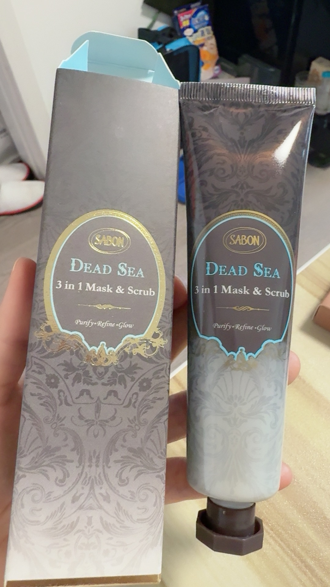 sabon死海泥 磨砂 洁面 面膜三合一50g