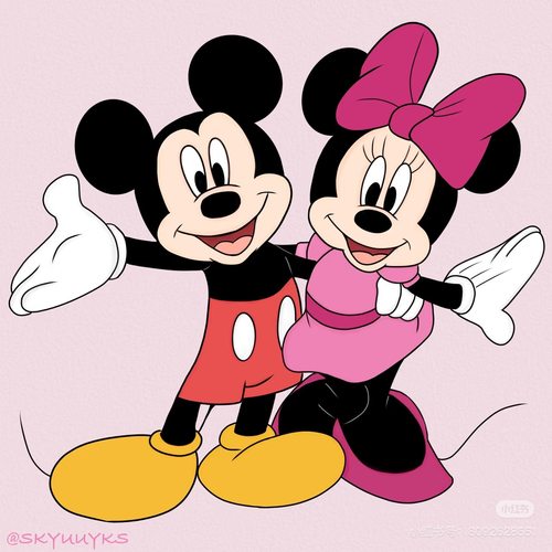 甜酷女孩的秋日战衣！满印米妮女童可爱连帽儿童套装MQ318