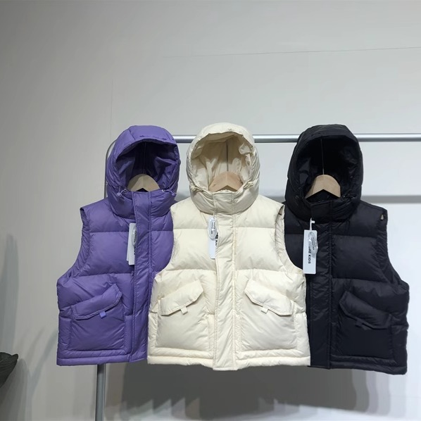 亲子款羽绒马甲新国标90%白鸭绒