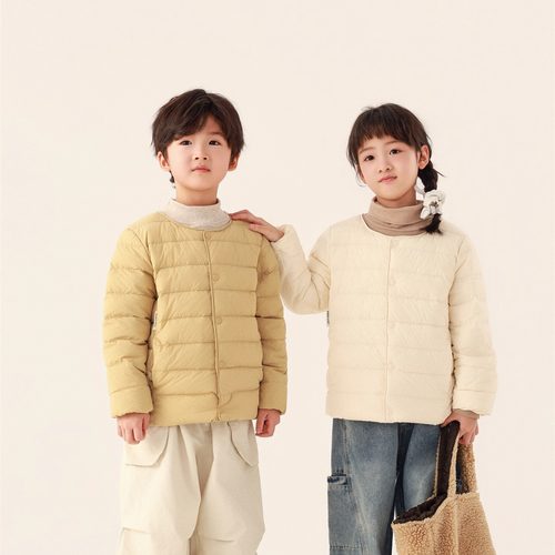 亲子羽绒内胆（新国标90%白鸭绒）NOBREKIDS儿童羽绒长袖校服神器