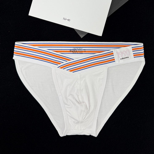 ADANNU男三角内裤V腰高叉莫代尔