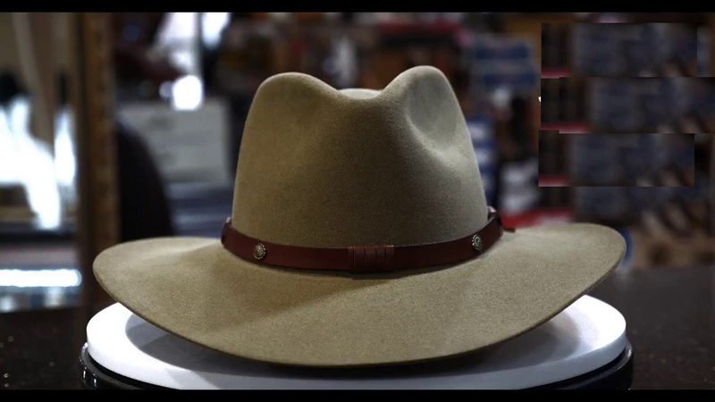 羊毛帽西部牛仔帽STETSON赌徒帽