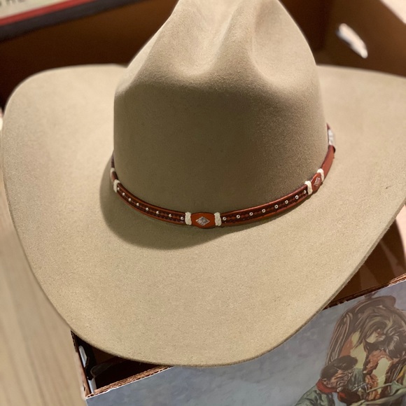 牛仔帽stetson美国产6x海狸毛