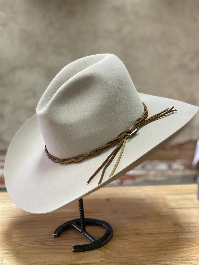 牛仔帽stetson骑马帽海狸毛毡帽