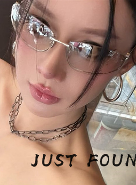 猫眼渐水银时髦墨镜女2025新款