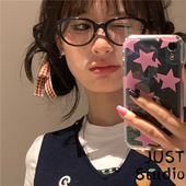 猫眼近视眼镜黑框粗边素颜网红时尚 方圆脸显瘦欧美防蓝光平光新款