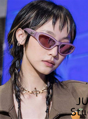 2023新款五角星弧度墨镜时尚