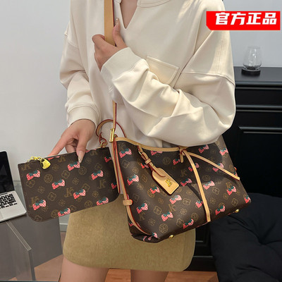 莫妮卡奇奇老花托特包大容量女包