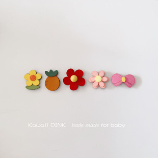 婴儿粘头发魔术贴宝宝碎发神器刘海贴不伤发卡通儿童发贴发夹发饰