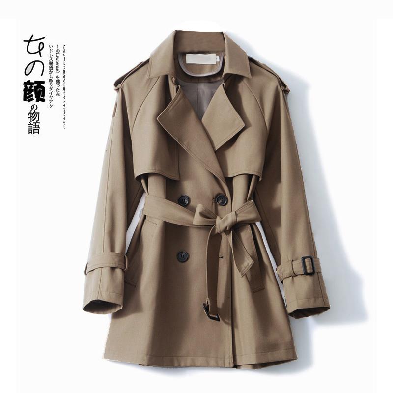 短款风衣外套女小个子2025年春装新款韩版宽松高级质感休闲女大衣