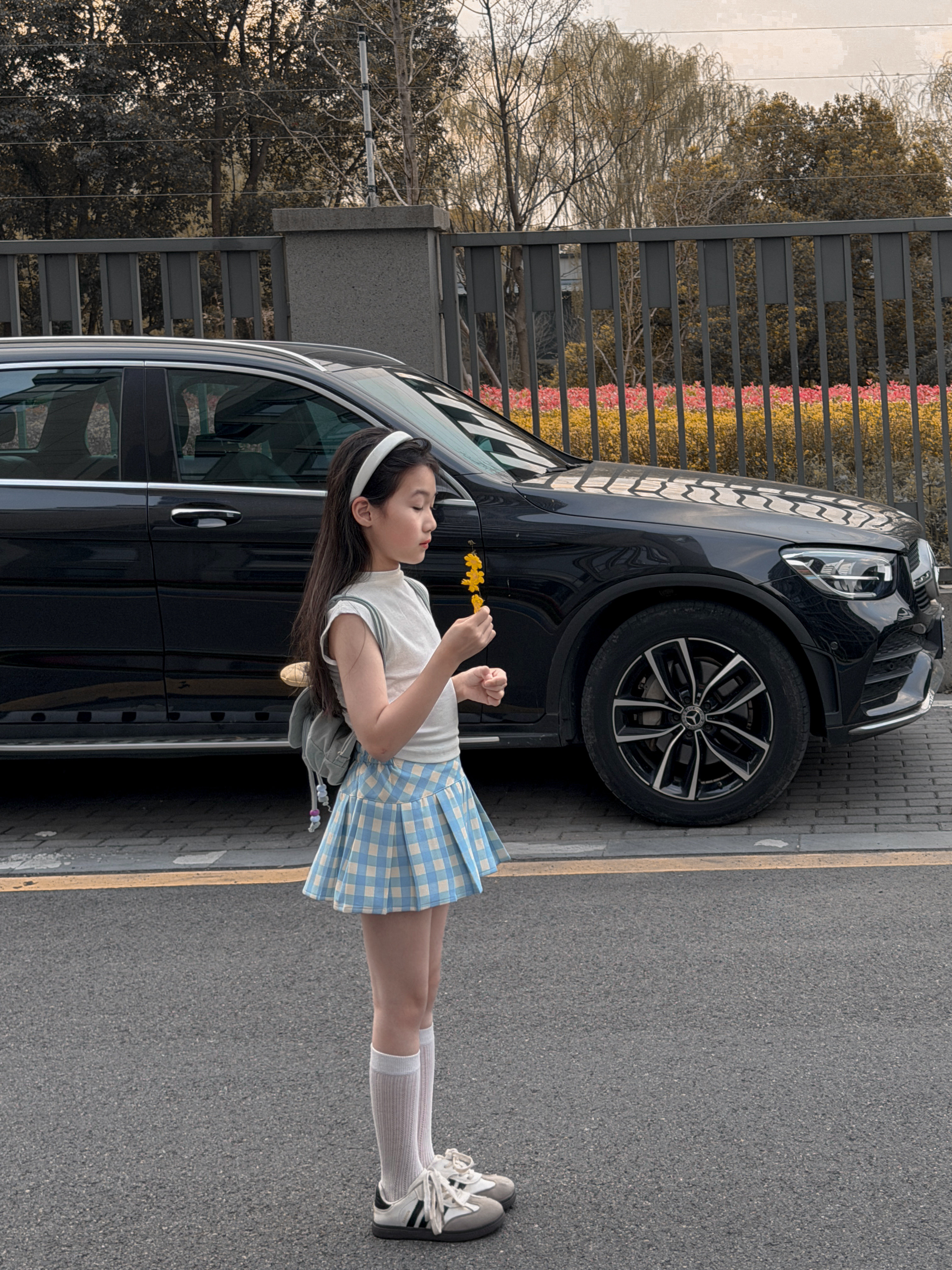 吉小可2026春夏新款女童百搭裙裤中大童甜美蛋糕裙儿童半身裙套装
