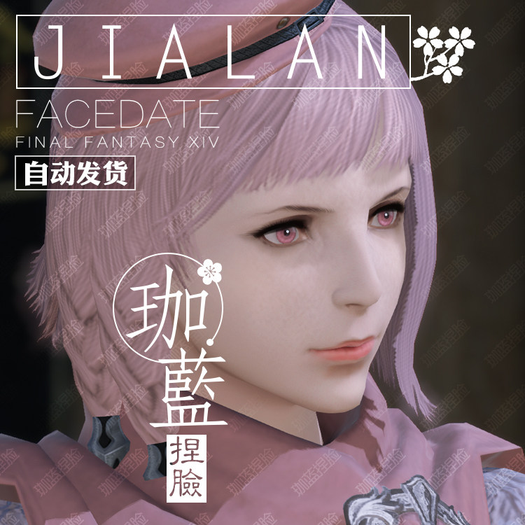 【珈蓝】最终幻想14 ff14捏脸数据脸型 人族人类人女高地女 茉莉