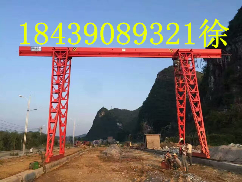 可拆卸移动龙门吊3吨手推简易龙门架起重 升降式小型行车天车定做