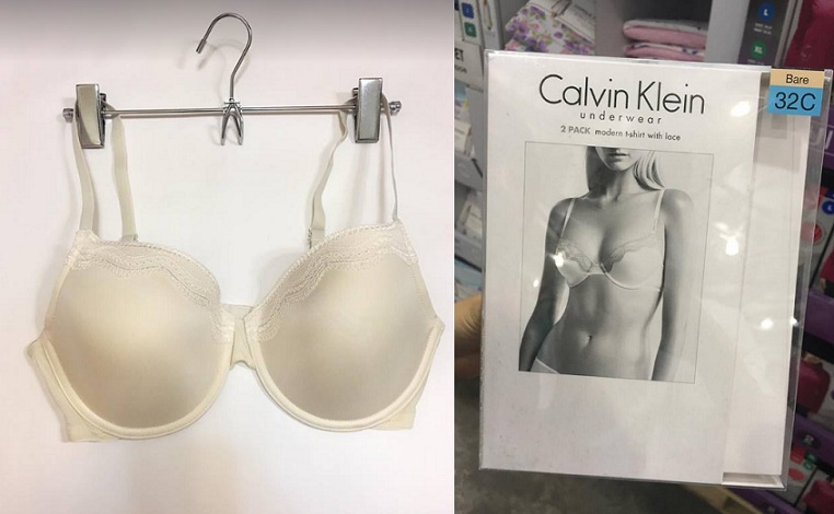 台湾代购Calvin Klein 2件装女士文胸CK内衣蕾丝性感集中托高胸罩