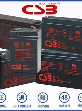 CSB BATTERY蓄电池 GP645 672 6120 HRL634W F2FR 6V cell 15min