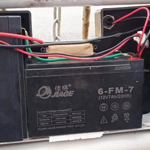 JIAGE 佳格蓄电池 6-FM-7 12V7AH/20HR  音响消防UPS门禁电瓶