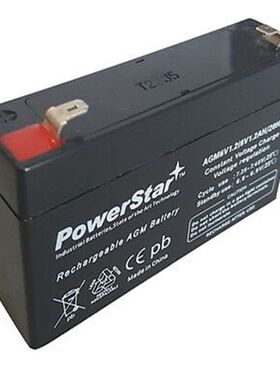 powerstar蓄电池AGM6V1.2AH/20HR免维护可充电蓄电池