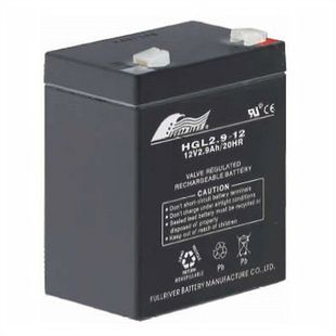 12V2.9AH 20HR免维护可充电铅酸电池 HGL2.9 fullriver蓄电池