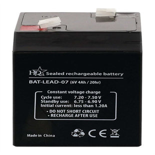 6V4AH LEAD 20HR免维护可充电蓄电池 BAT
