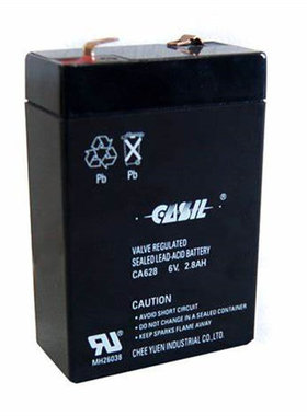CASIL蓄电池CA628 6V2.8AH电子称 仪器仪表电池