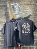 韩版 New Era纽亦华纽约洋基队霓虹LOGO系列宽松潮流印短袖