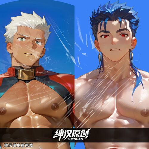 同人动漫周边fate库丘林红A卫宫士郎【隐私发货动漫周边谷子立牌