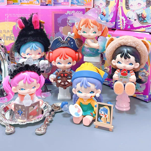 【确认款】正品MEMESOO鬼马少女日记系列潮玩盲盒摆件手办礼物女